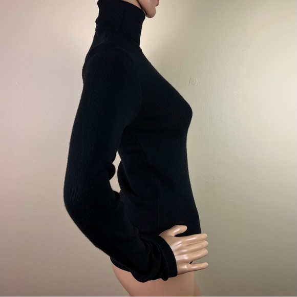 NEW BARDOT REVOLVE BLACK ONE-SHOULDER RIBBED TOP - Picture 4 of 5